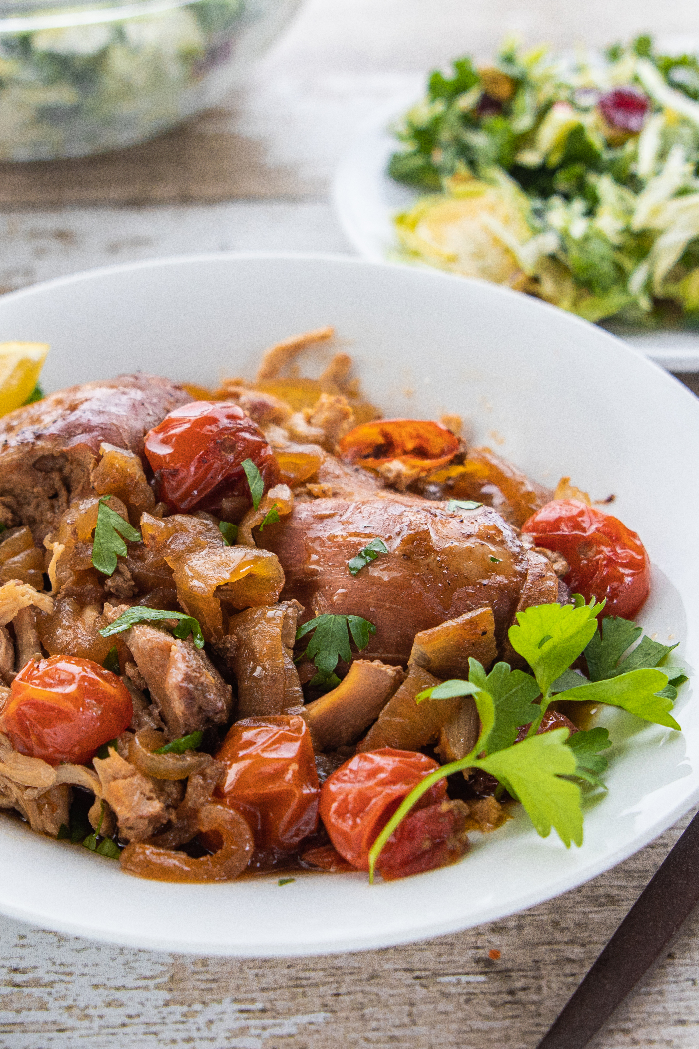 Slow Cooker Chicken & Tomatoes