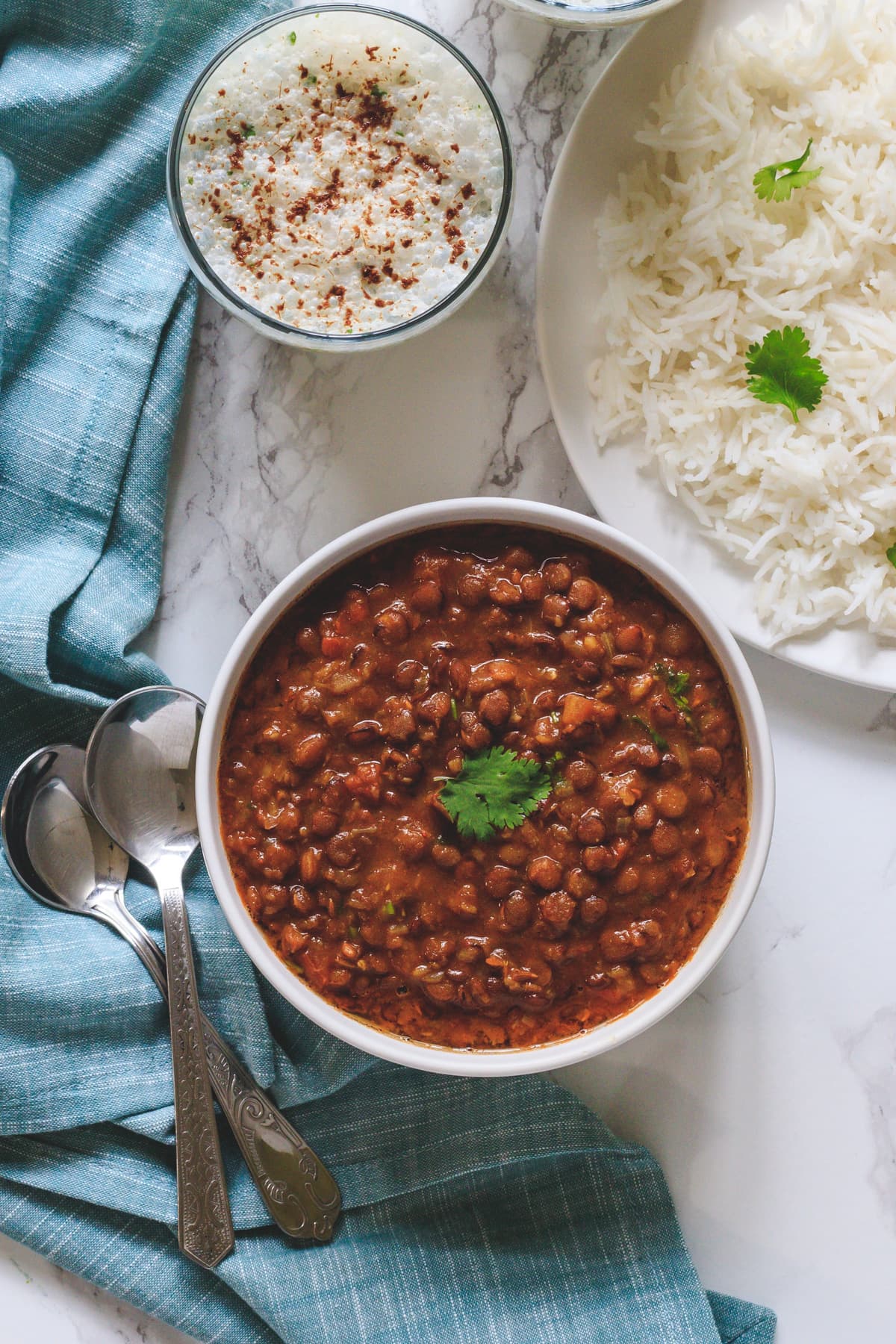 Whole Masoor Dal (Instant Pot Lentil Curry)