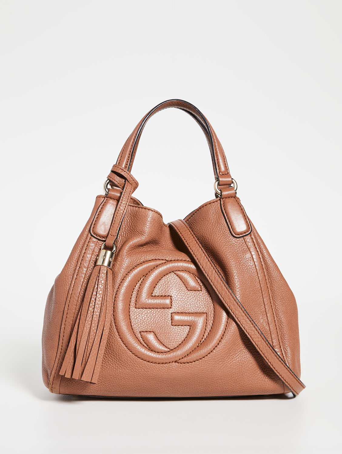 Gucci Soho 2 Way Leather Shoulder Bag 