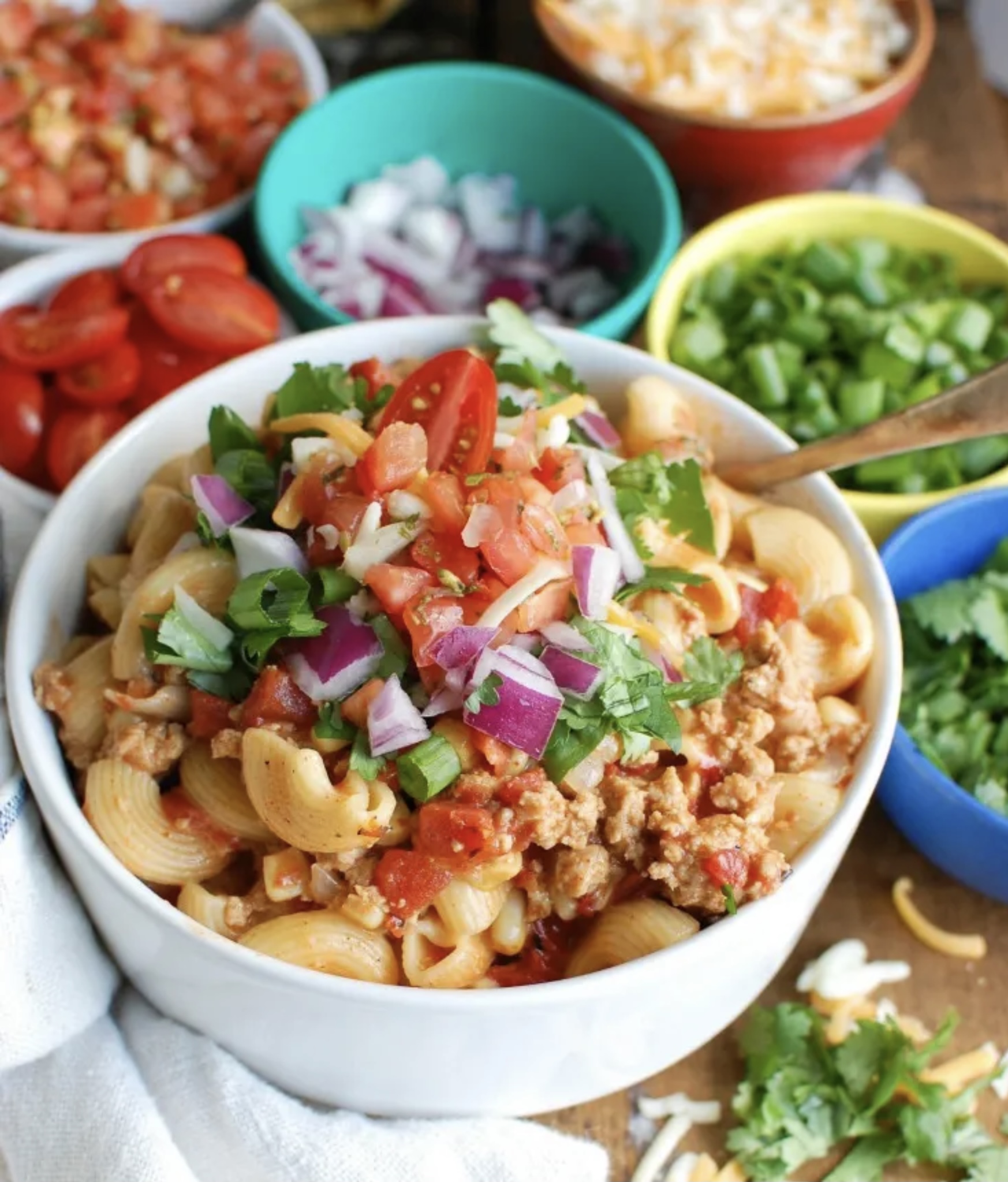 Instant Pot Turkey Taco Pasta