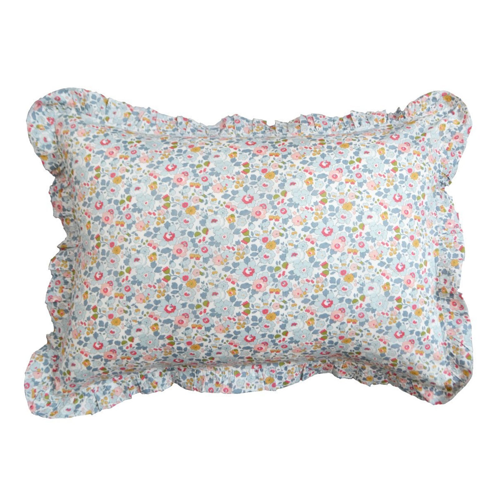 Frill Edge Pillowcase Made with Liberty Fabric