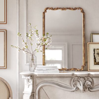 Decorative Mirrors for Every Budget // Accent Modern & Contemporary Accent Mirror by Kelly Clarkson Home // Anthropologie Mirror Dupe