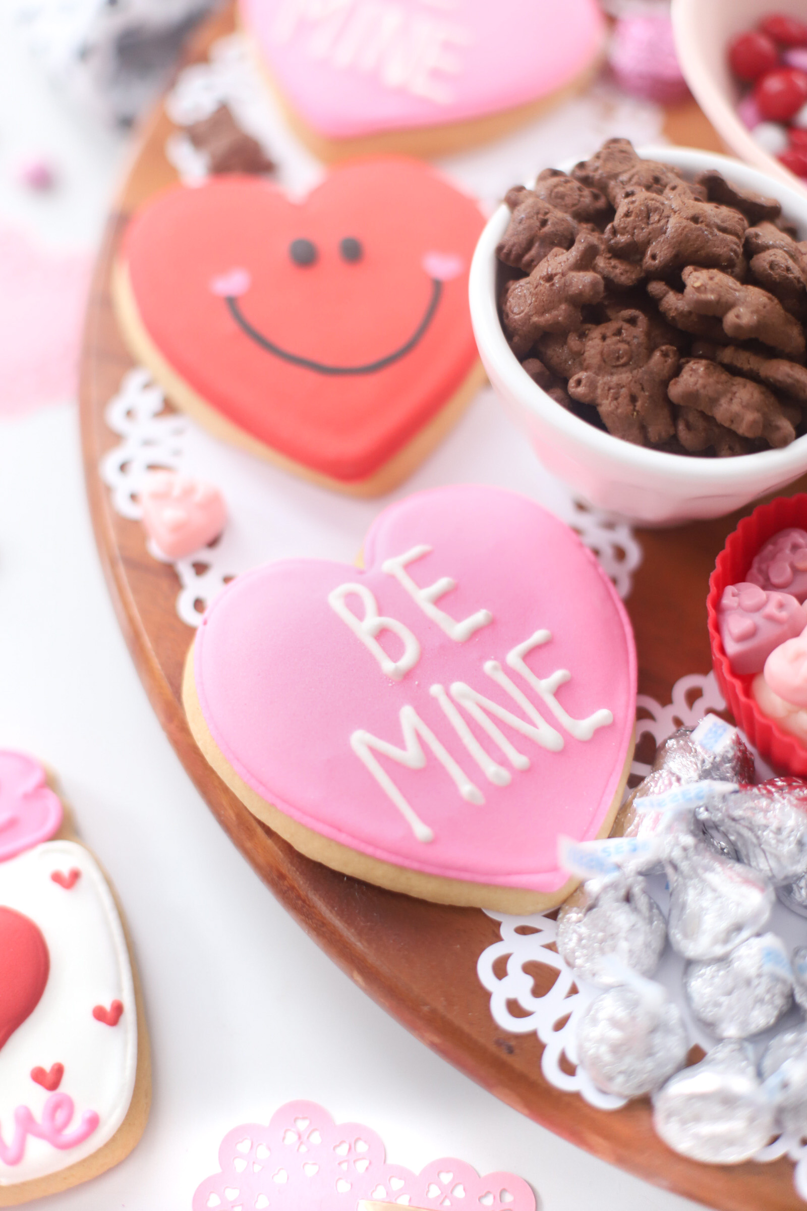 big be mine heart cookie