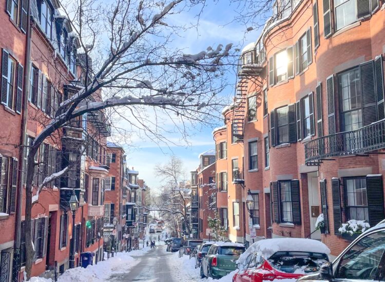 Boston Winter Snow - Beacon Hill // Little Love Notes + Weekend Things
