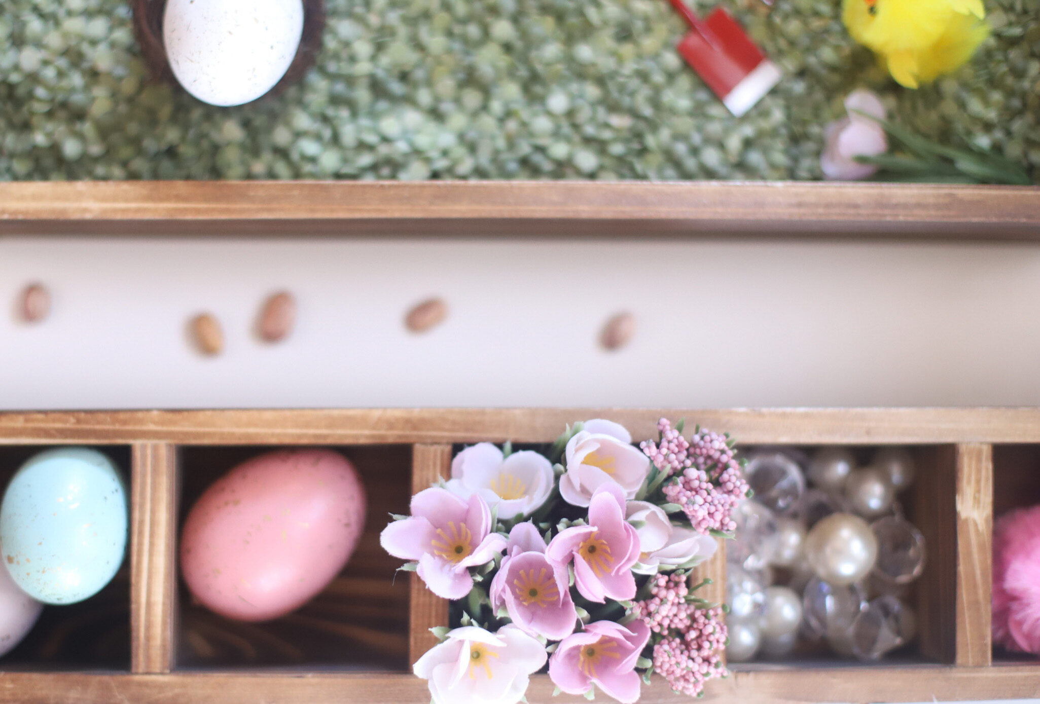 Farmhouse-Inspired Spring Sensory Bins for Kids - The Perfect Hands-On Activity for Toddlers and Beyond | @glitterinclexi | GLITTERINC.COM