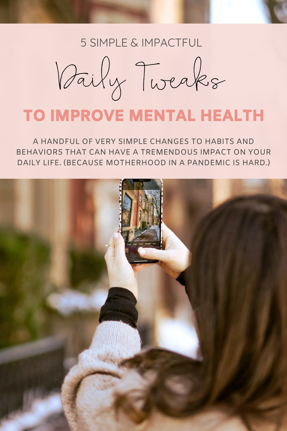 5 Simple Yet Impactful Ways to Improve Daily Mental Health - Motherhood - Self Care | @glitterinclexi | GLITTERINC.COM