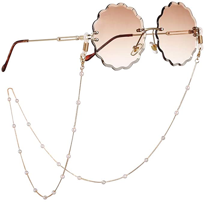 Eyeglass Chains Glasses Reading Eyeglasses Holder Strap Cords Lanyards - Eyewear Retainer for Women