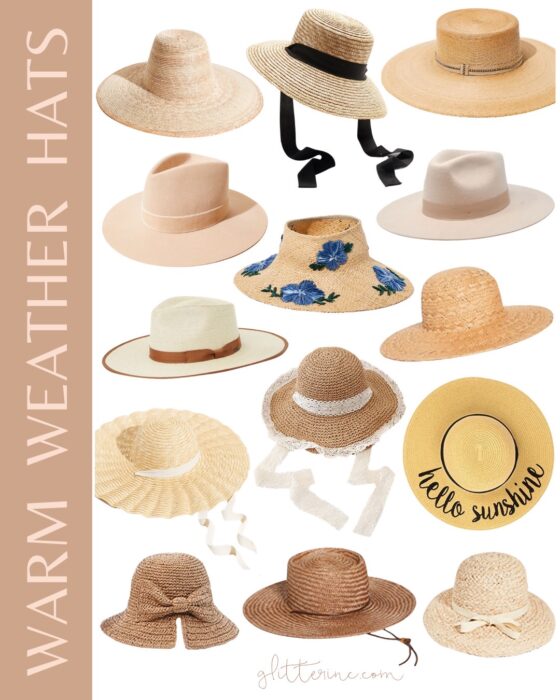 The Best of Summer Hats Warm Weather Hat Favorites Glitter, Inc.