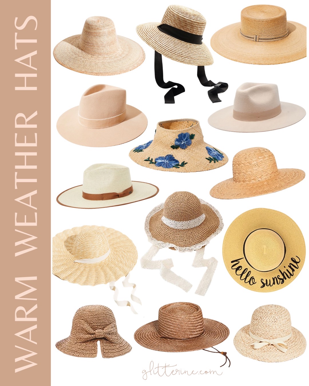 The Best of Summer Hats Warm Weather Hat Favorites Glitter Inc