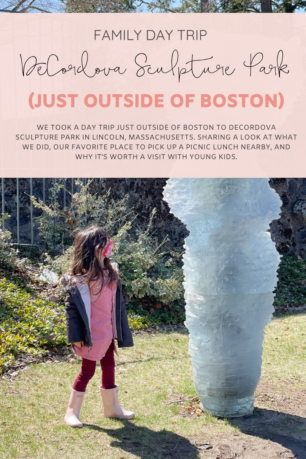 Exploring Boston - deCordova Sculpture Park in Lincoln Massachusetts - Visiting with Young Kids | @glitterinclexi | GLITTERINC.COM