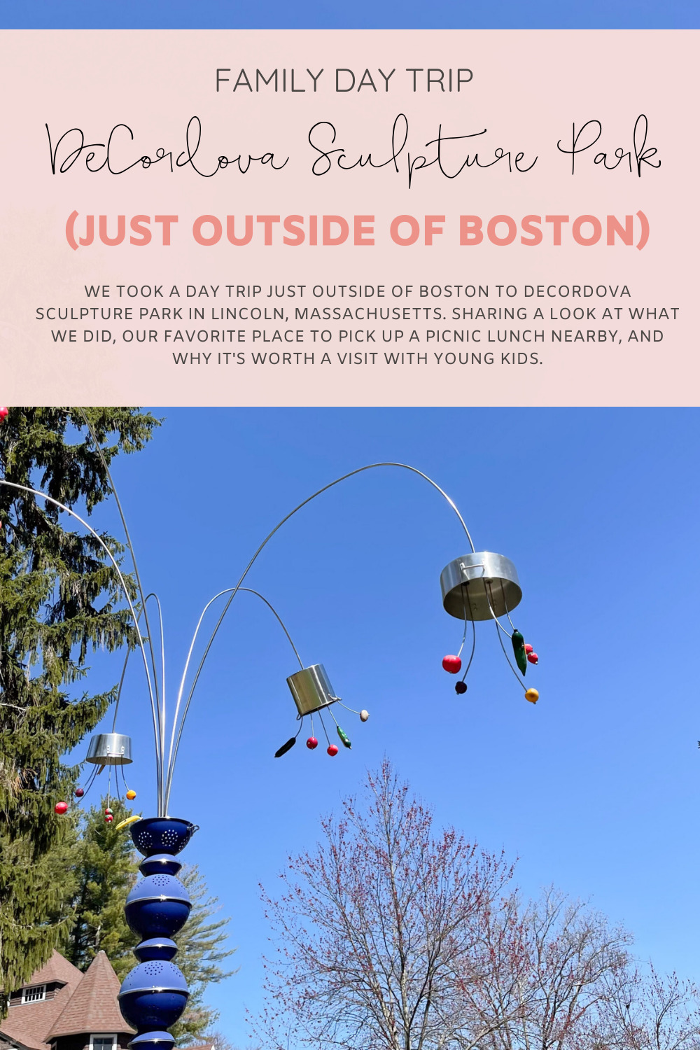 Exploring Boston - deCordova Sculpture Park in Lincoln Massachusetts - Visiting with Young Kids | @glitterinclexi | GLITTERINC.COM