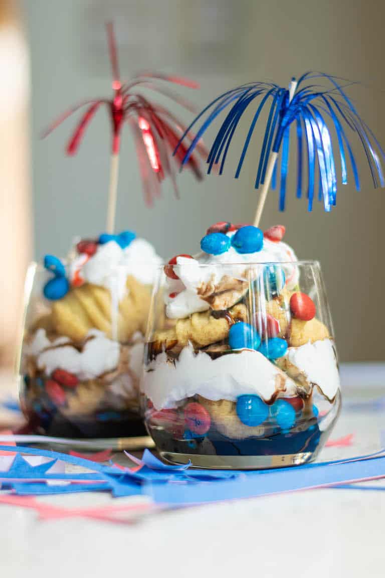 Easy Red White And Blue Trifle