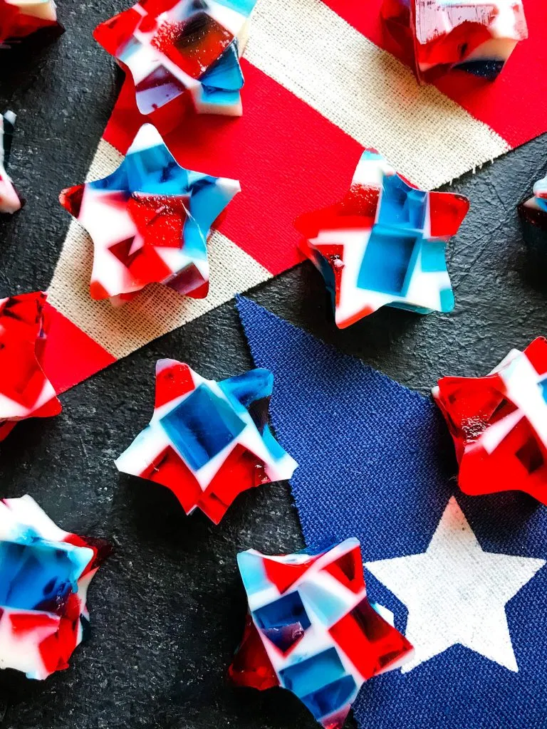 Patriotic Drink and Cocktail Recipes Jello Shots Stars