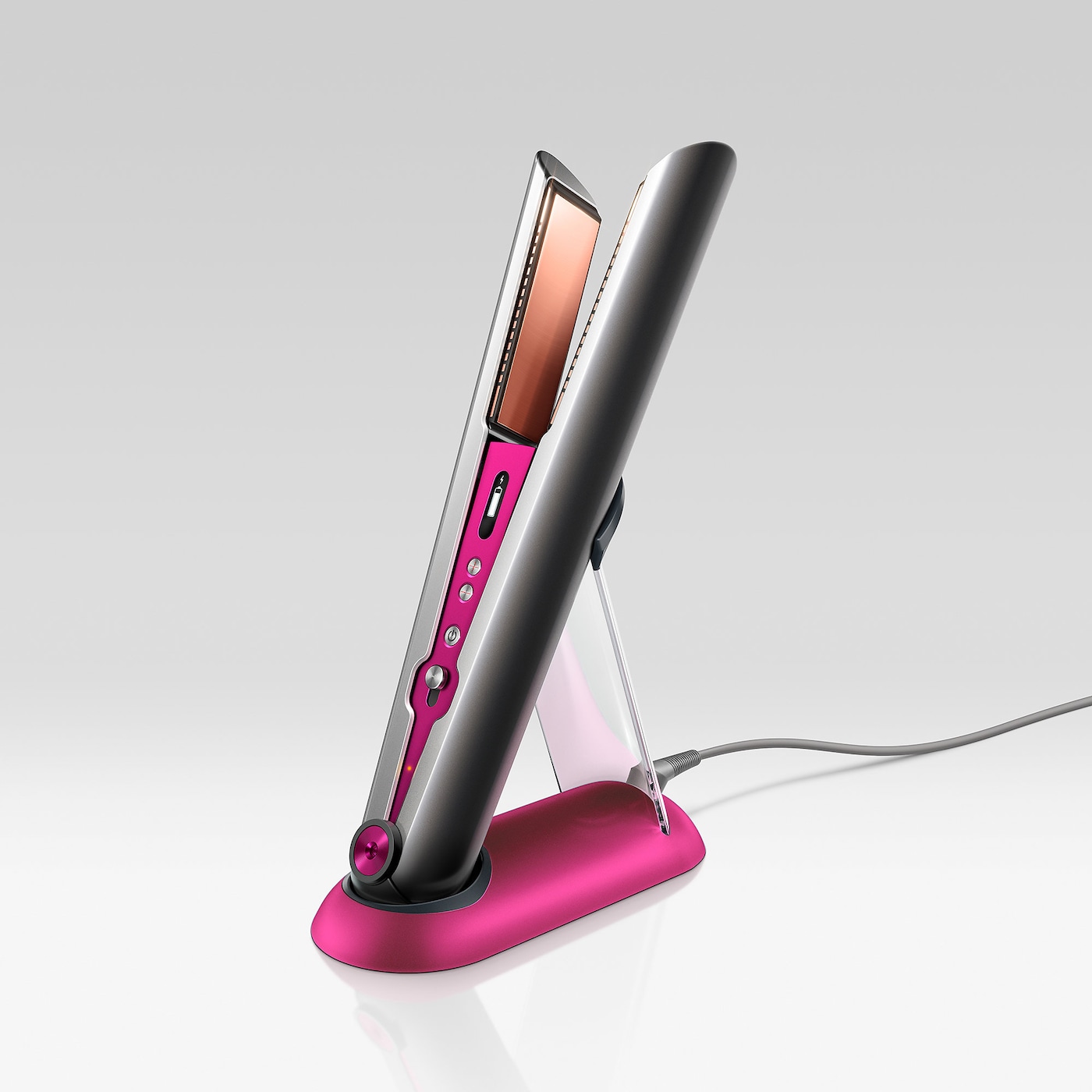 dyson Corrale Hair Straightener and Styler in a stand