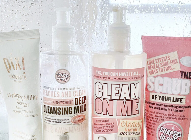 My Current Favorite Affordable Shower Scrub, Cleansers, and Body Wash - GLITTERINC.COM