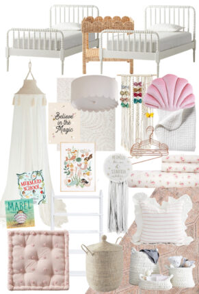 My Plans for the Girls Whimsical Mermaid Shared Bedroom - GLITTERINC.COM