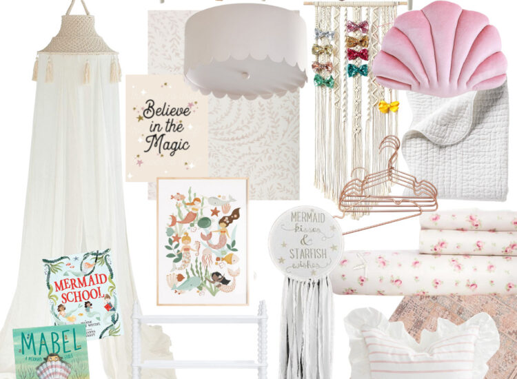 My Plans for the Girls Whimsical Mermaid Shared Bedroom - GLITTERINC.COM