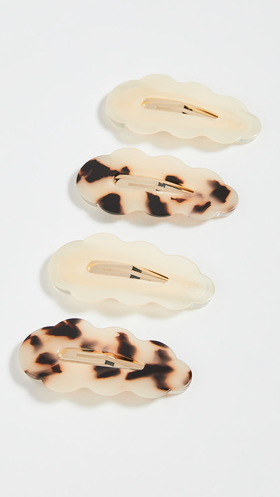 Loeffler Randall Wavy Resin Clip Set accessories you can wear with Target sweater pants