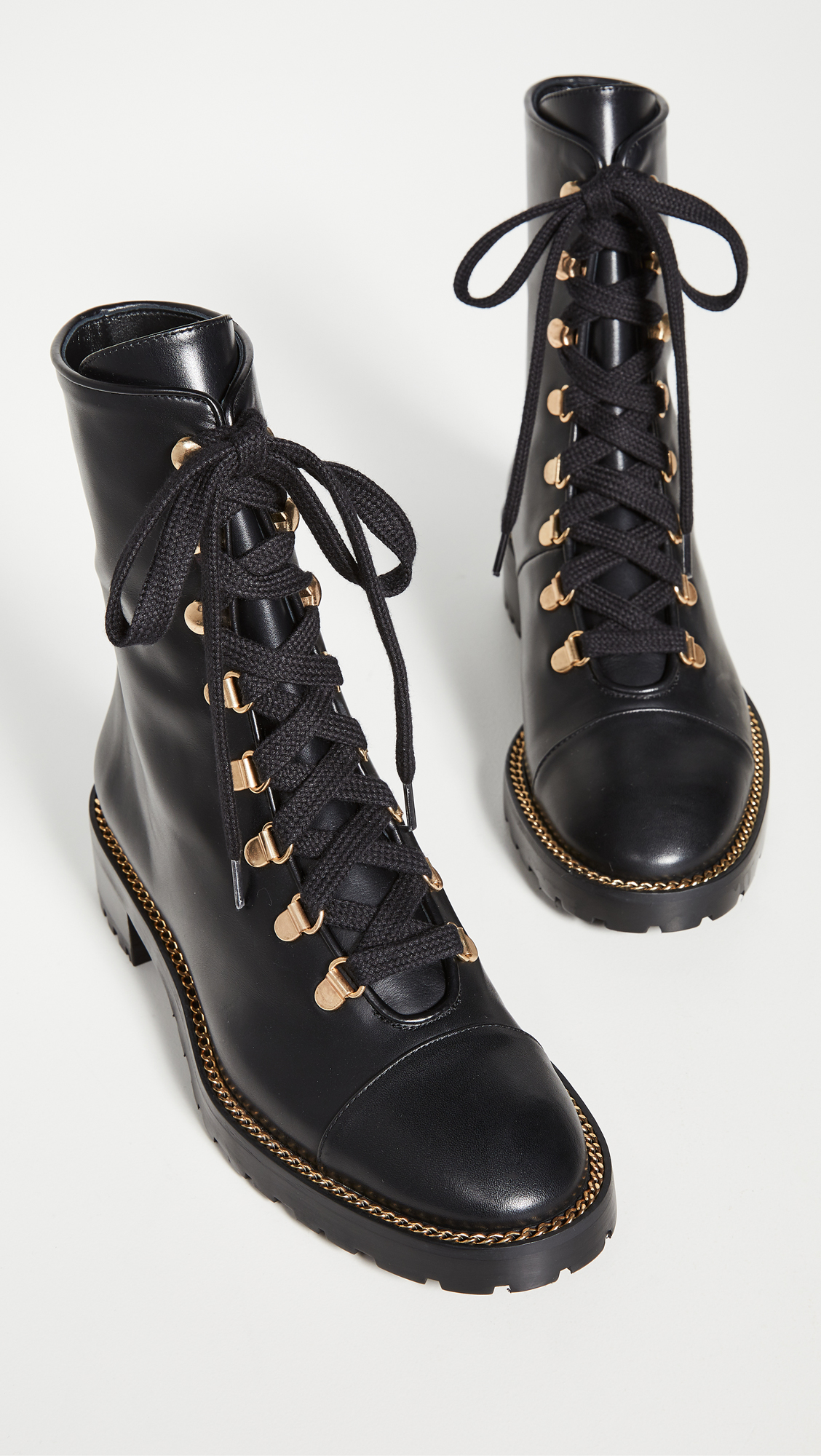 Stuart Weitzman Kolbie Lace Up Boots 