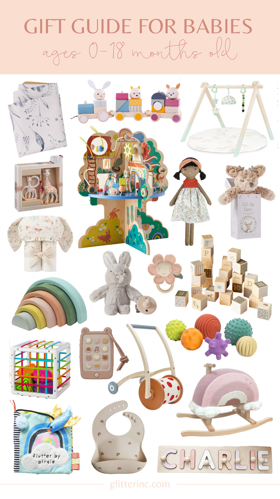 collage of Gift Ideas for Baby