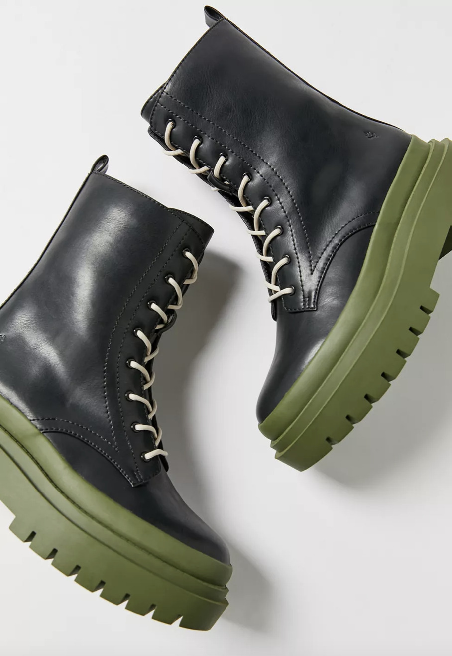 Cool Planet By Steve Madden Mosss Lace-Up Boots for Early Spring Things