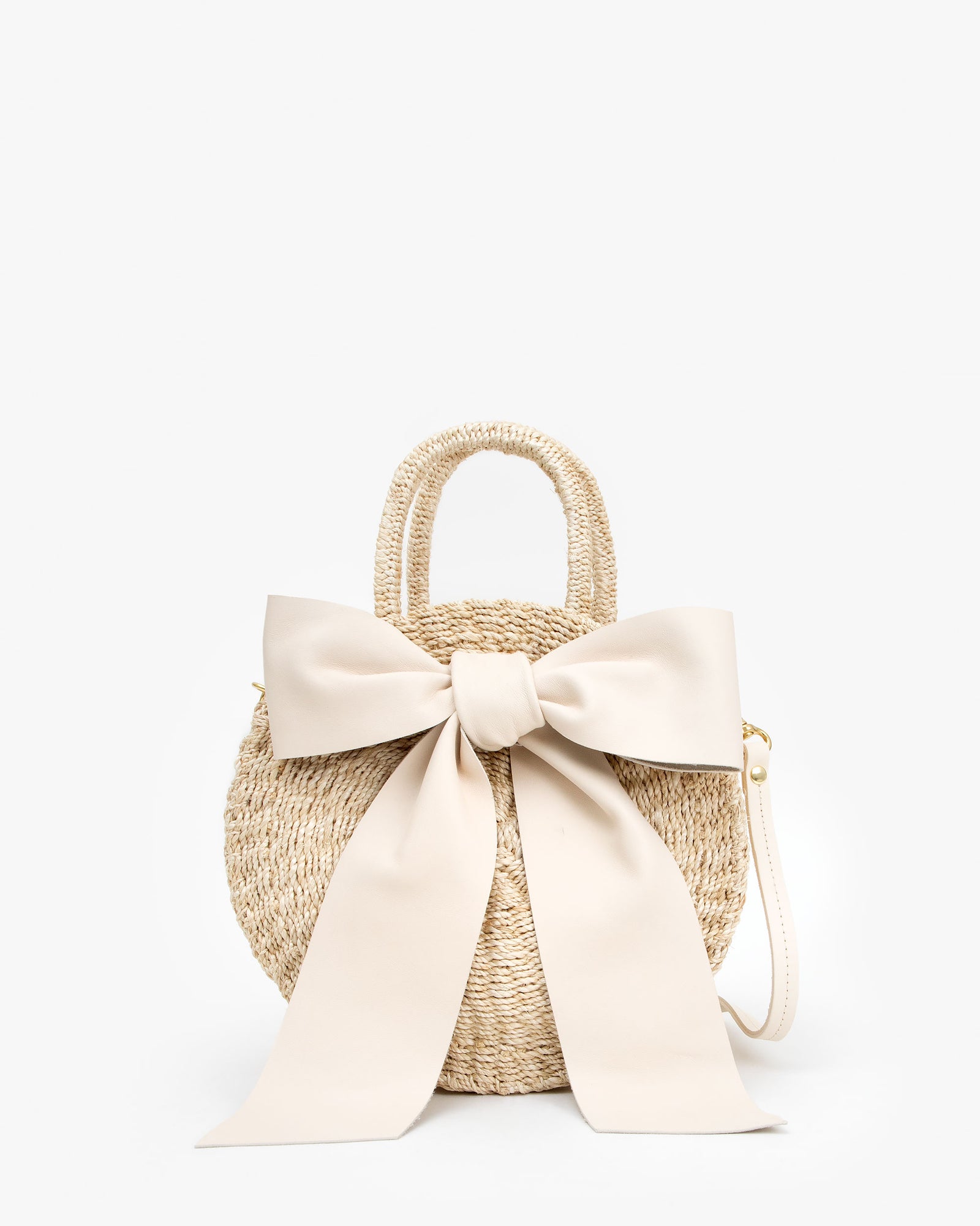 Clare V Moyen Alice Cream with Bow for Early Spring Things