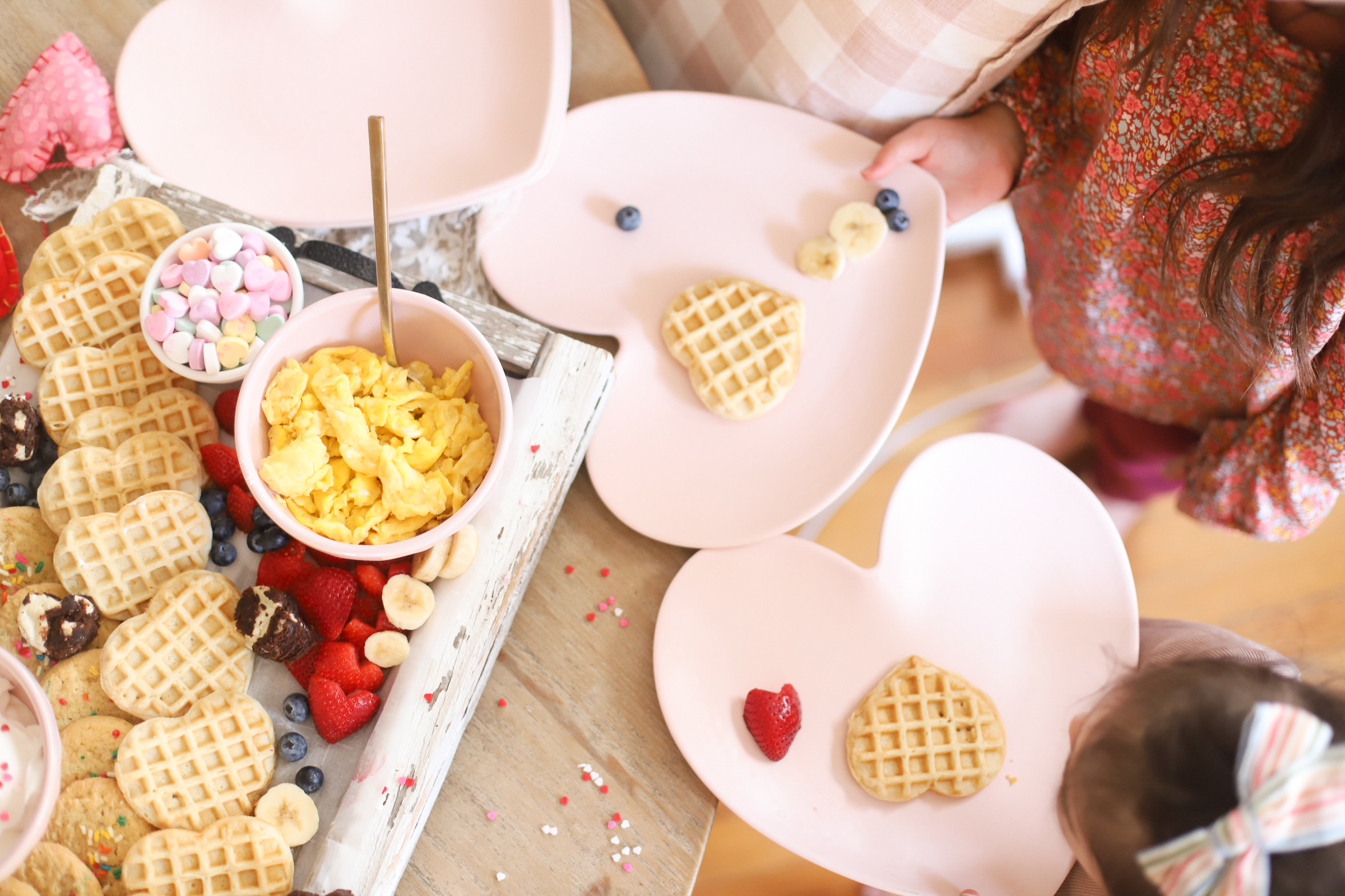 I Love You A Waffle Lot Valentine's Day Breakfast Bar - V-day Brunch Charcuterie Snack Dessert Board - GLITTERINC.COM