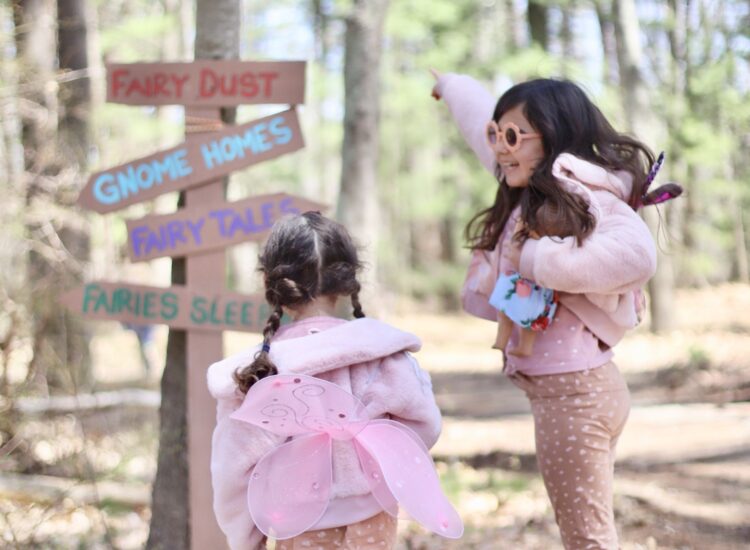 We found a fairy wonderland just outside of Newburyport (about an hour North of Boston) at Pettengill Farm in Salisbury. The annual Fairy Gnome Discovery Walk and Salisbury Art Stroll might be my new favorite family-friendly spring event. | @glitterinclexi | GLITTERINC.COM