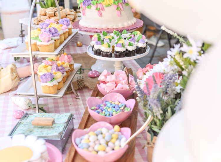 Emmeline 4.5 Birthday Spring Backyard Garden Party - GLITTERINC.COM
