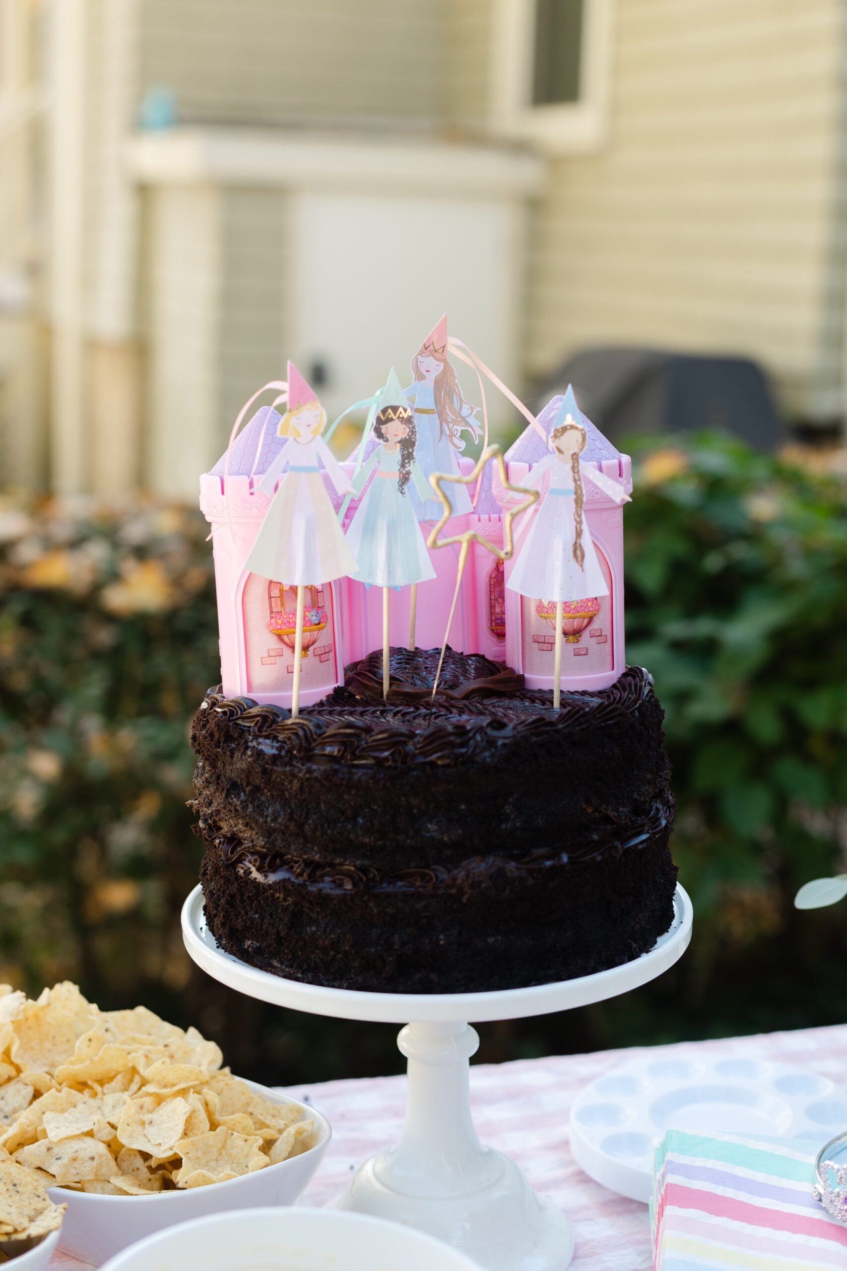 Princess Costume Birthday Party Castle Cake Meri Meri - Sprinkle Cake - GLITTERINC.COM