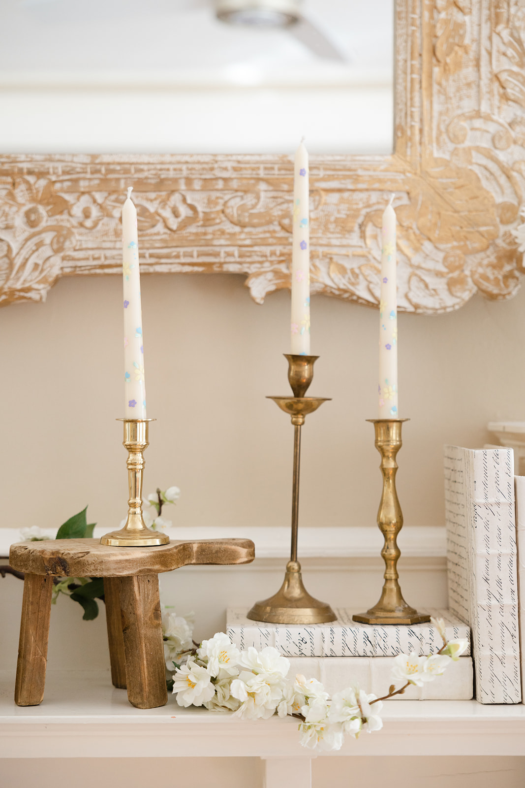 DIY Decorative Taper Candles