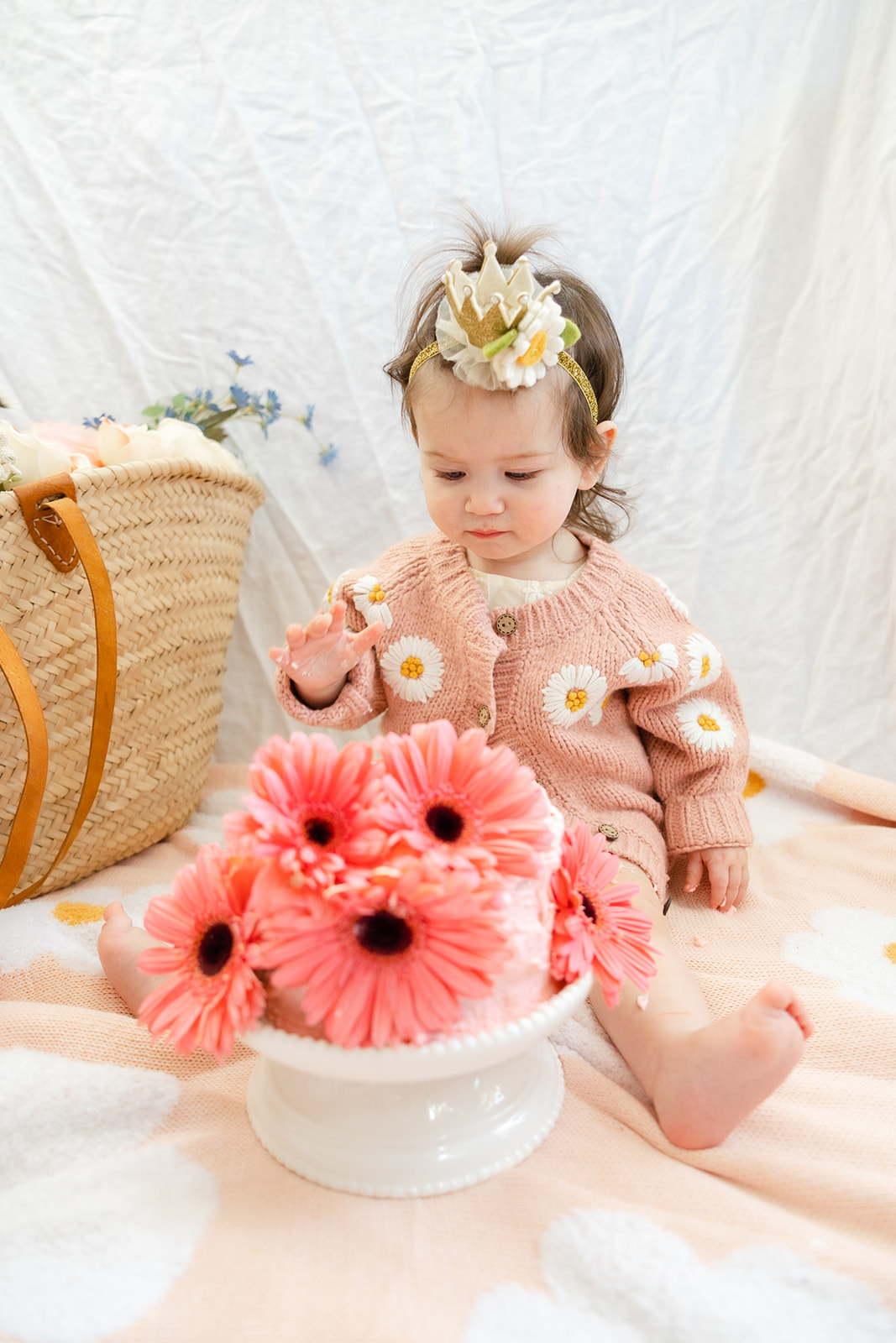 Adelaide’s First Birthday Photos and Cake Smash