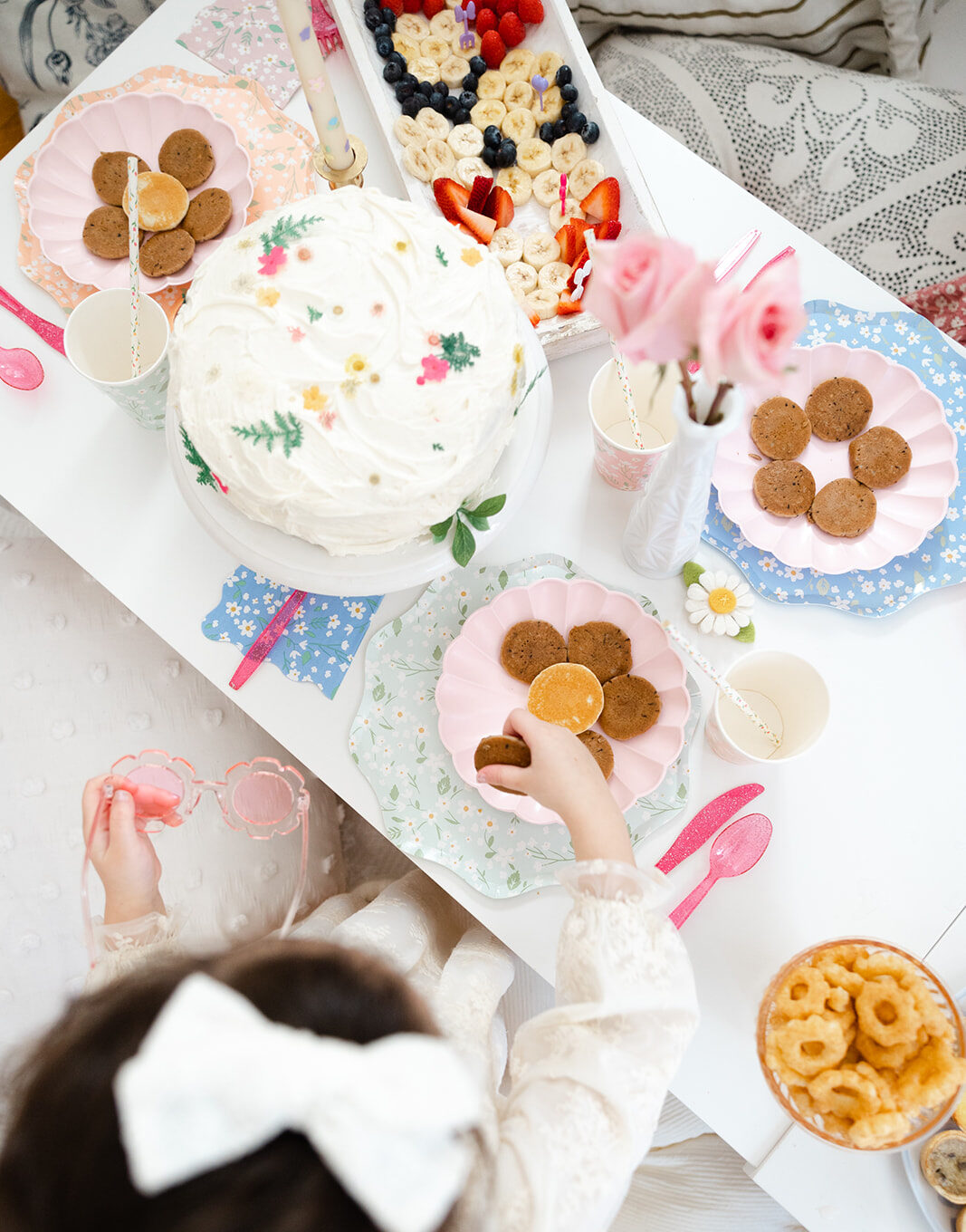 Adelaide’s Wildflower 1st Birthday Brunch Garden Party - A Simple At Home Celebration for Our One Year Old Girl - GLITTERINC.COM