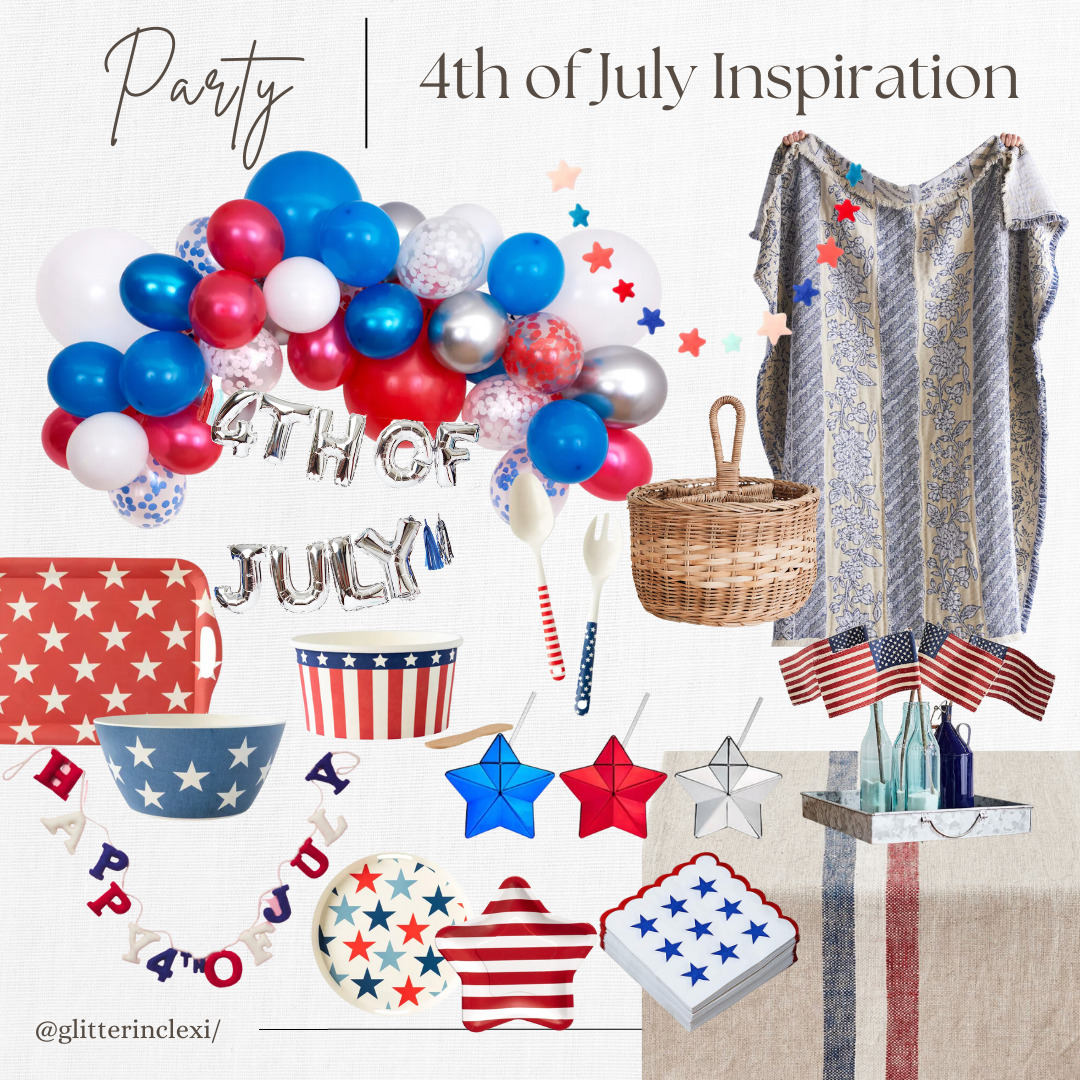 4th of July Party Inspiration - GLITTERINC.COM