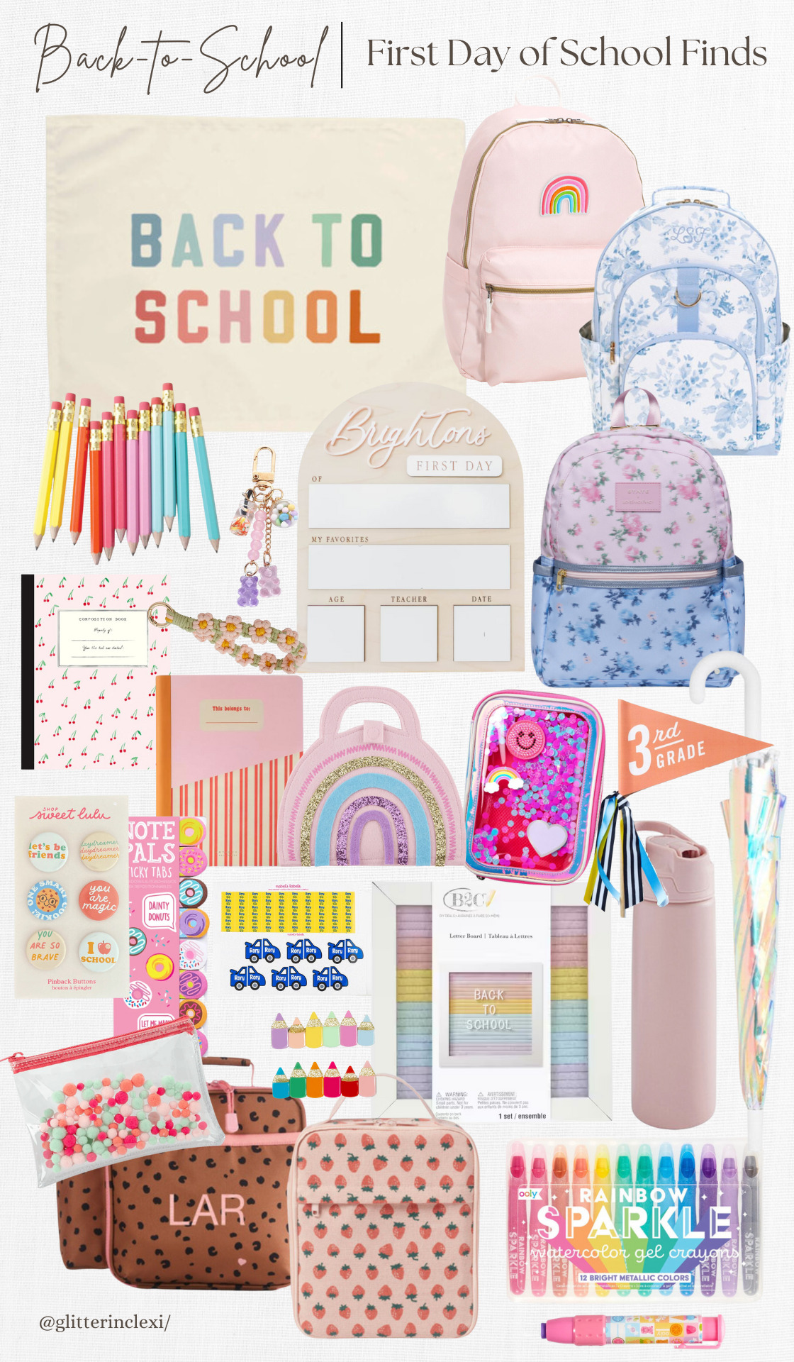 35 Cute Back to School Supplies for the New School Year