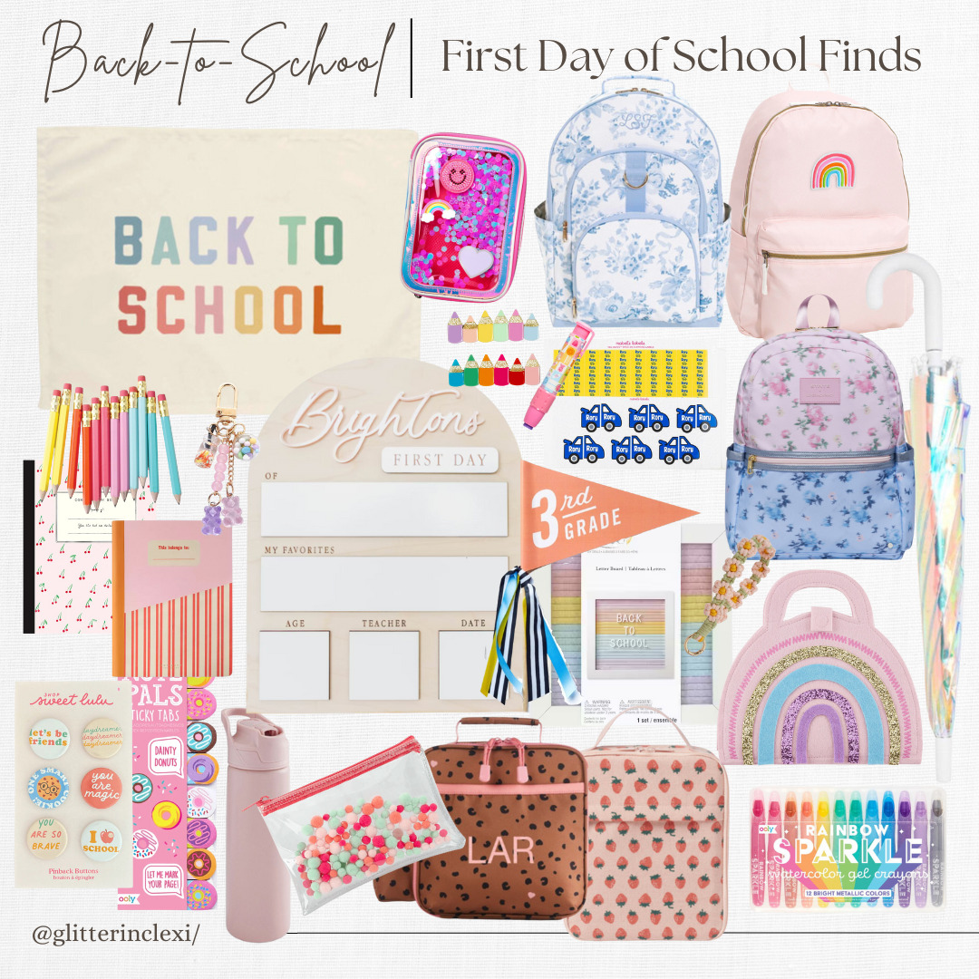 Back to School Supplies, 50pcs First Day of School Aesthetic