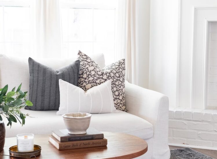 16 Affordable Throw Pillows for Fall - Laurel and Blush Co Floral Pillow Cover