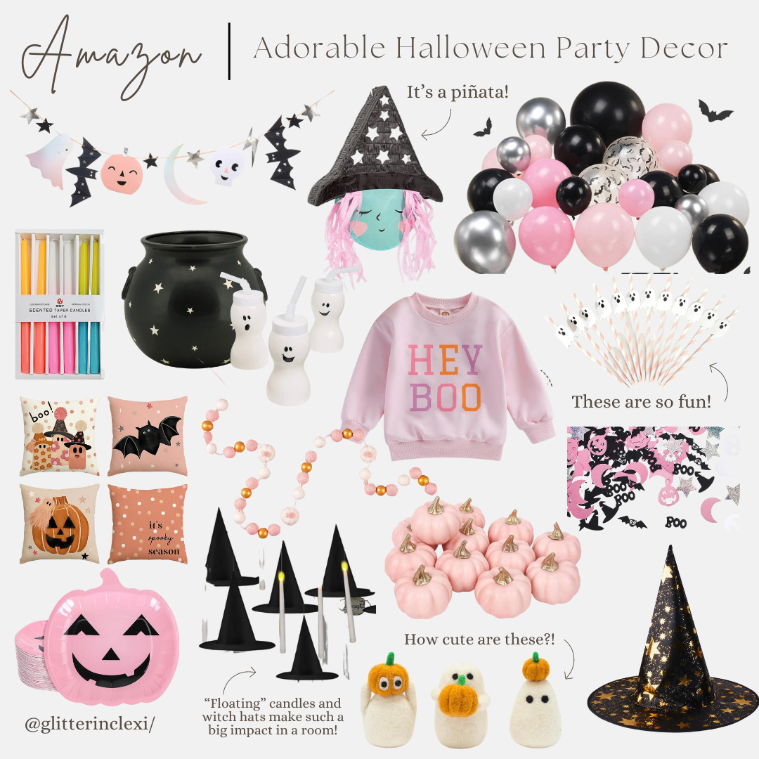 Adorable Halloween Party Inspiration and Decor from Amazon - GLITTERINC.COM