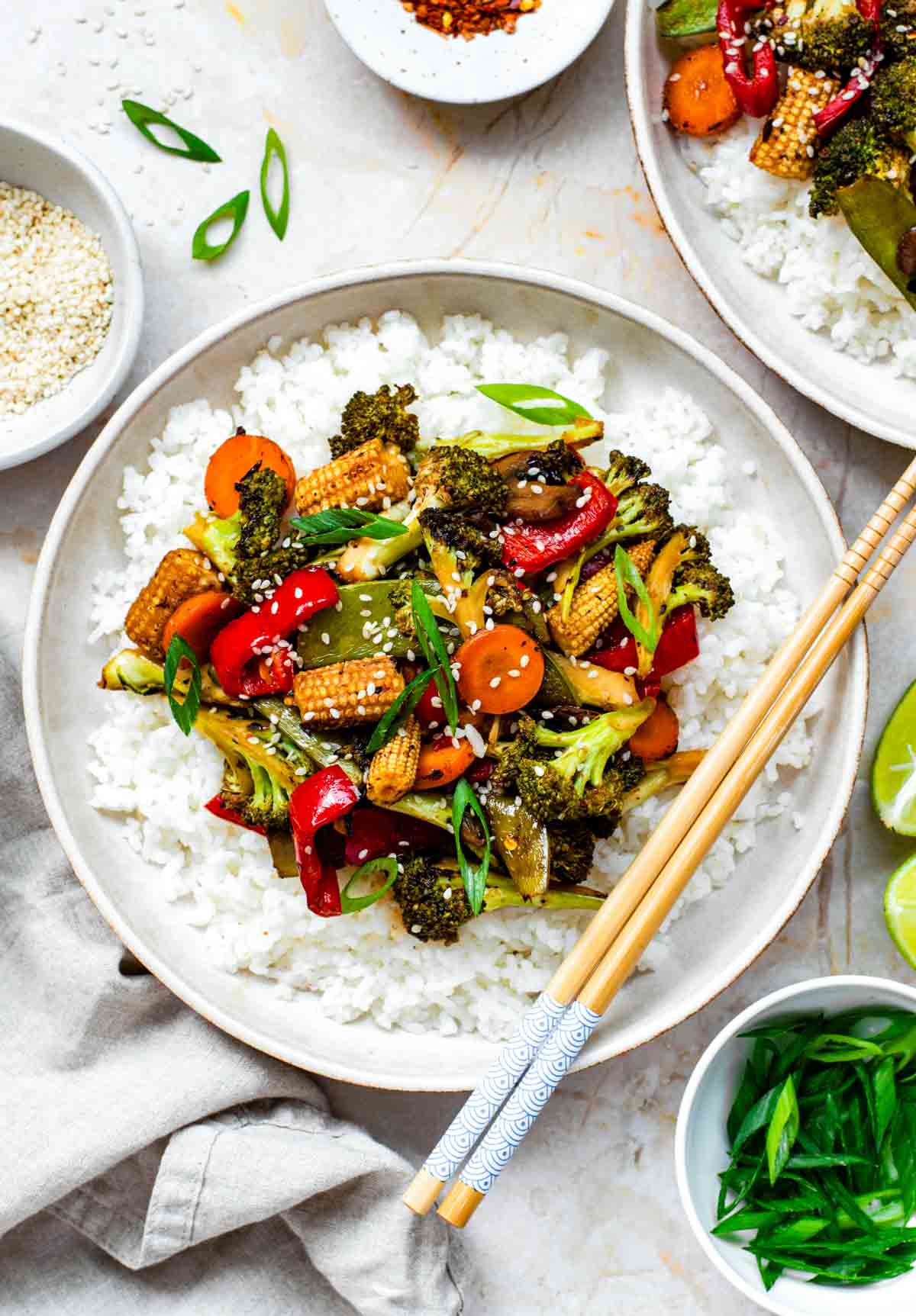 Easy Pad Pak (Thai Vegetable Stir-Fry)