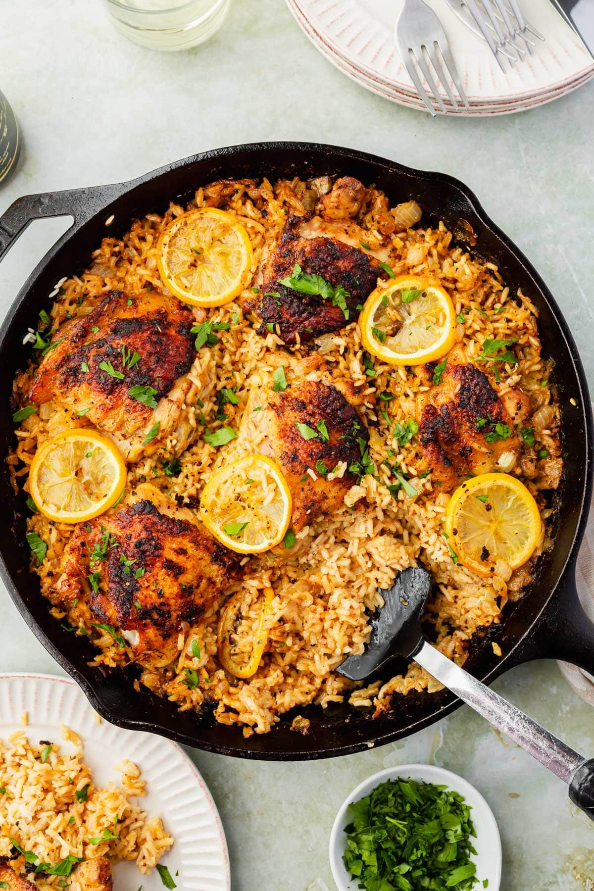 One Pot Chicken and Rice - Easy Weeknight Dinner Idea Recipe