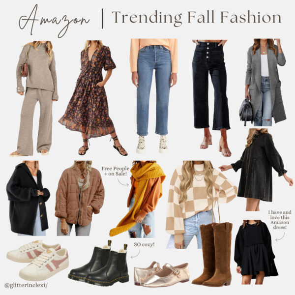 Trending Fall Fashion on Amazon Glitter, Inc.