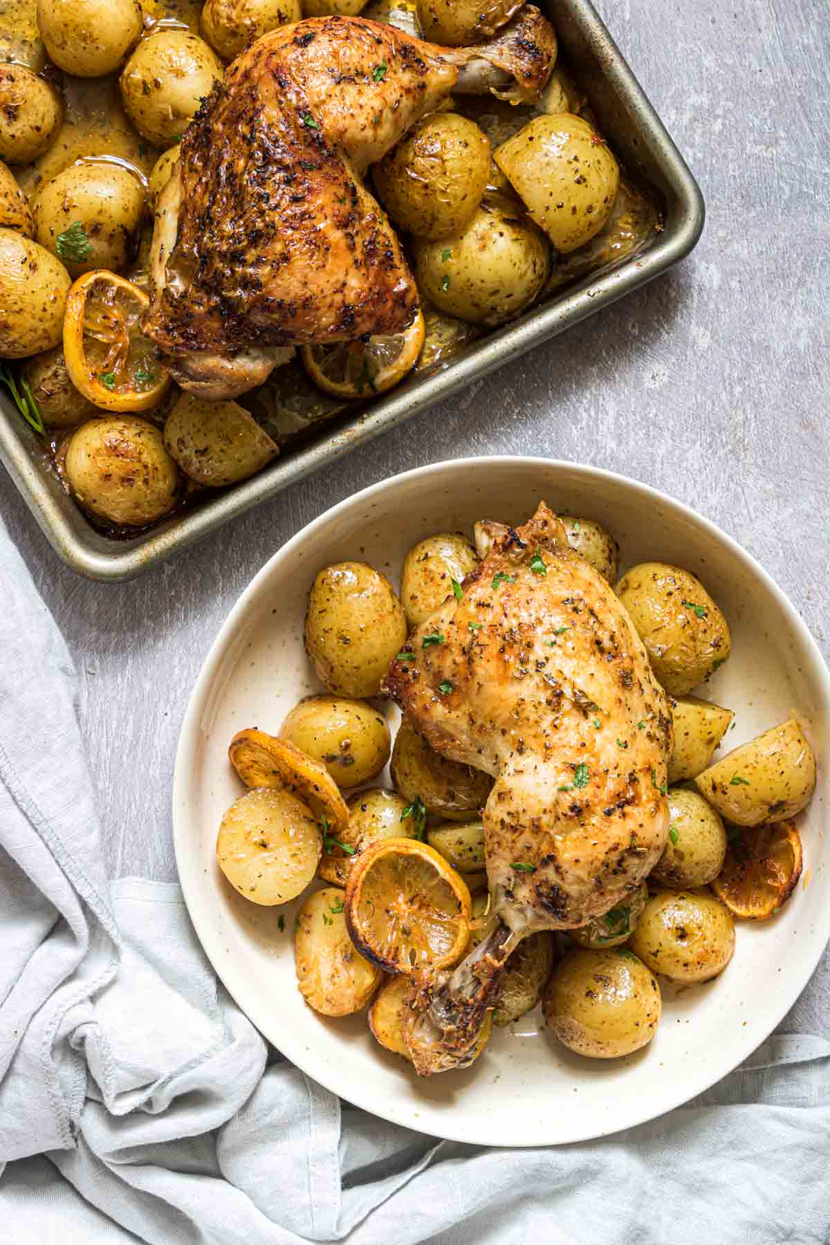 Baked Chicken Leg Quarters