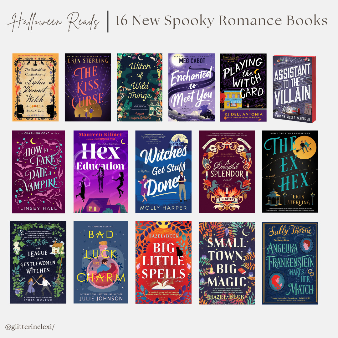 16 New Spooky Romance Books for Halloween - Novels to Read the October Spooky Season - GLITTERINC.COM