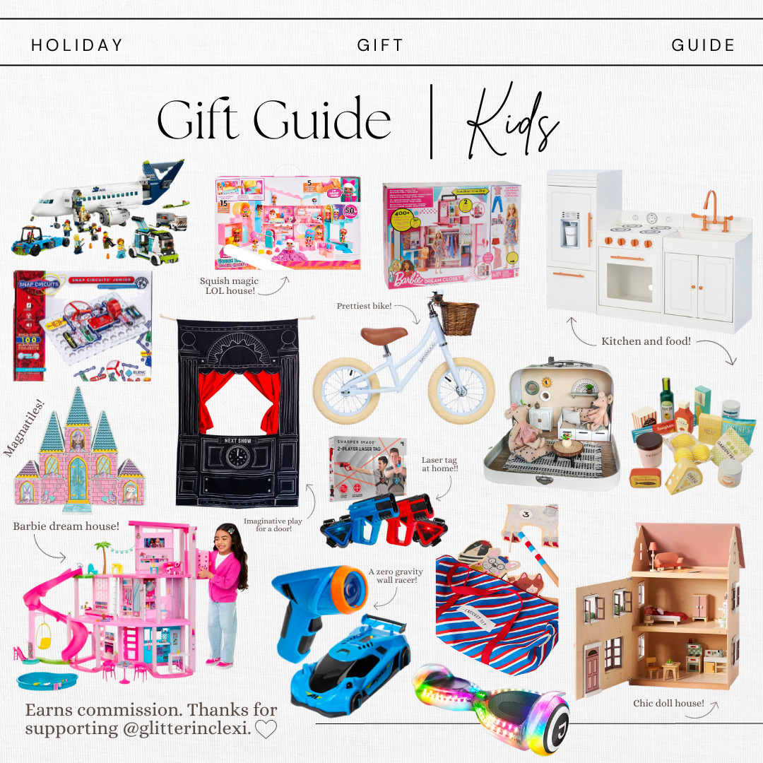 Holiday Gift Guide for Kids - Kids Gifts and Toys - GLITTERINC.COM