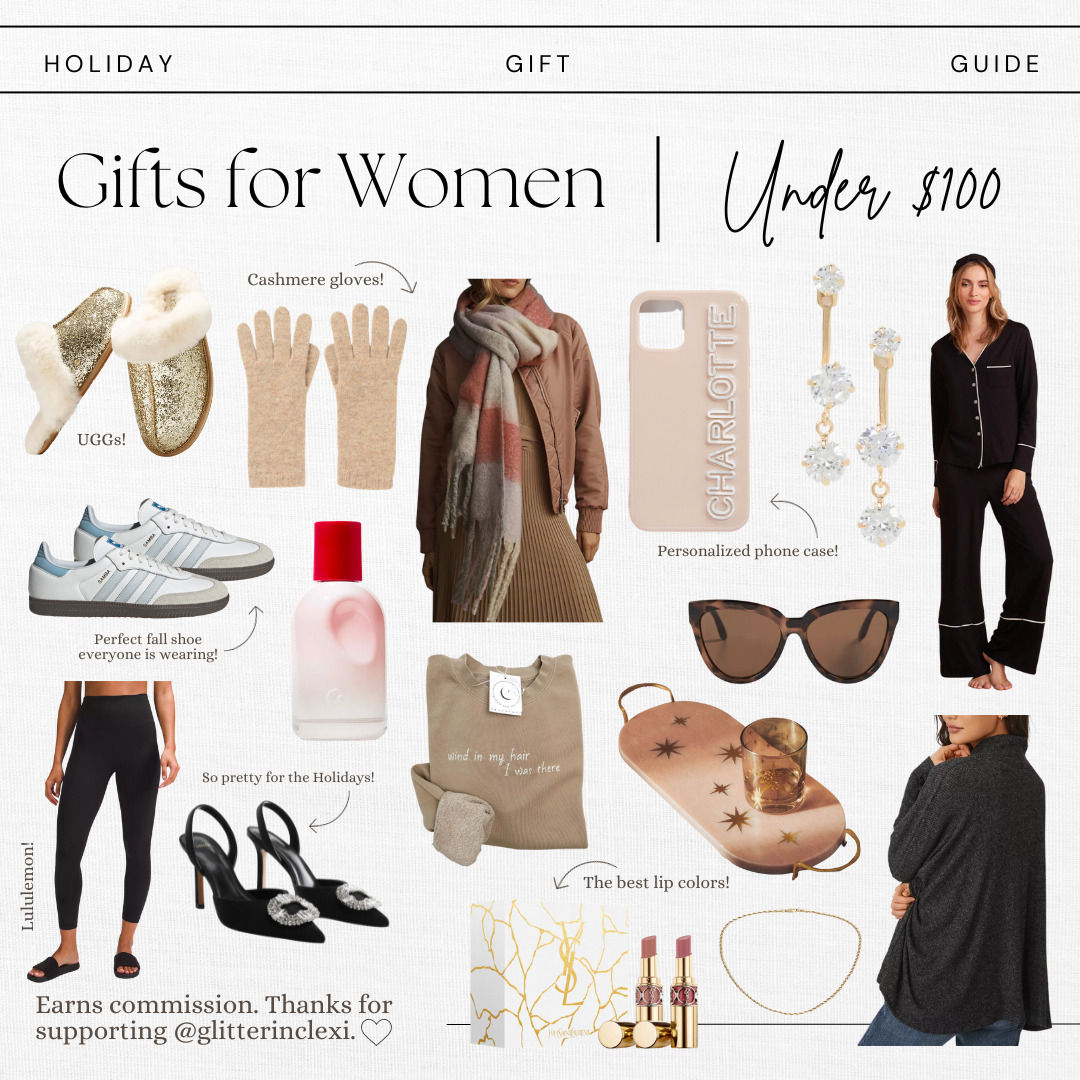 Gifts for Women Under $100 - Affordable Gifts for Her - Holiday Gift Guide - GLITTERINC.COM