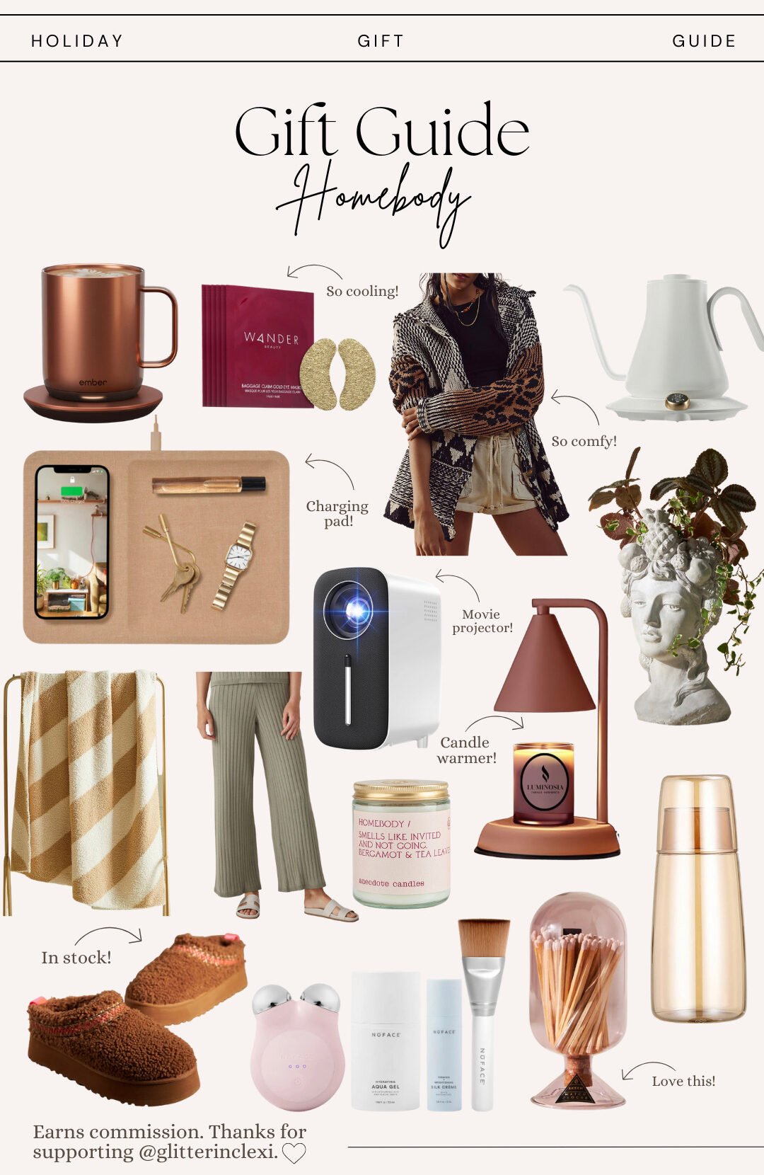 Holiday Gift Guide for the Homebody: Cozy Life, Style + Beauty Gift Ideas