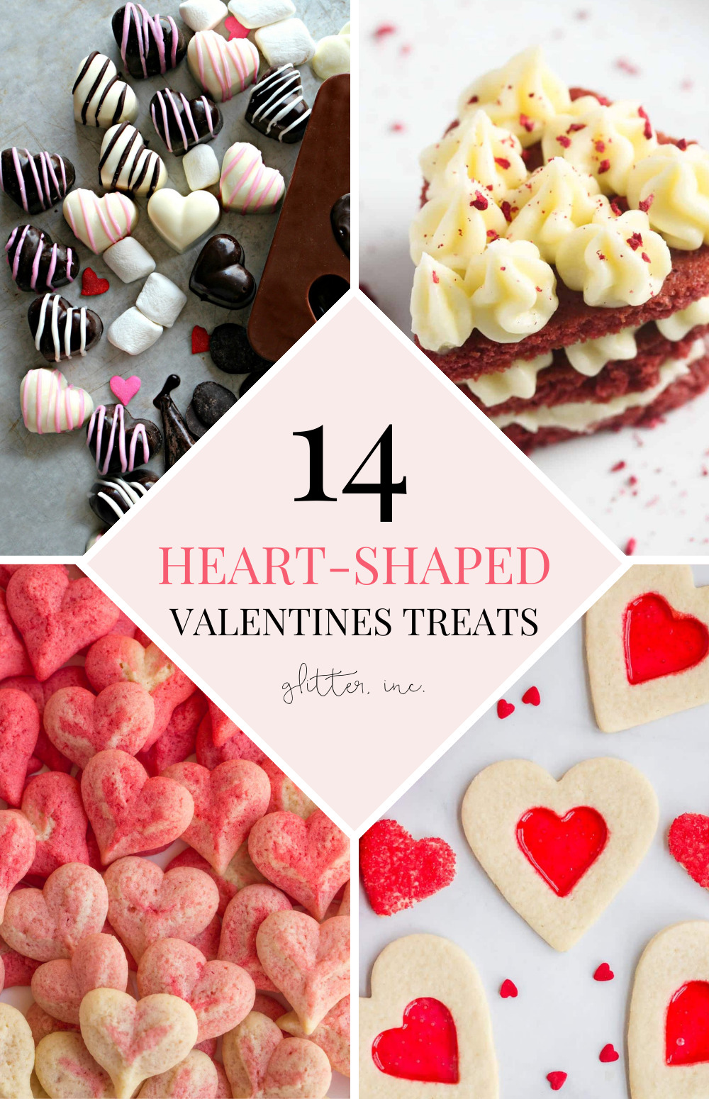 14 Heart-Shaped Valentine’s Day Desserts and Treats - Valentine Dessert Recipes with Hearts