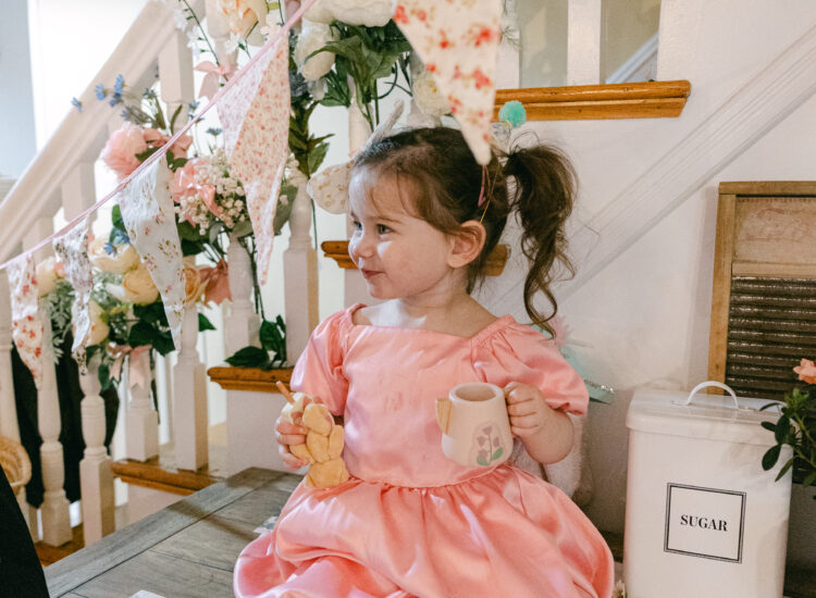 Adelaide's 2nd Birthday Teddy Bear Tea Party - Baby Birthday - Spring Tea - GLITTERINC.COM