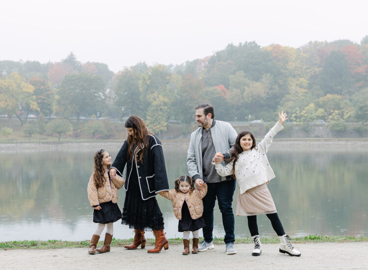 Our 2024 Family Photos + A New Arrival in 2025 - Fall in Boston - GLITTERINC.COM