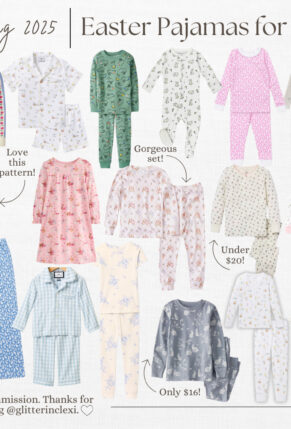 The Cutest Easter Pajamas for Kids - Spring PJs for Baby Toddler and Children - GLITTERINC.COM